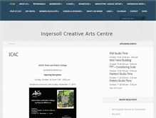 Tablet Screenshot of creativeartscentre.com